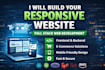 build website, website development, full stack developer, front end developer