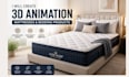 create photorealistic 3d mattress, bedding, and bed product animation