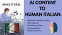 proofread edit and humanize your italian ai content