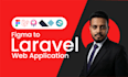 convert figma to laravel livewire application