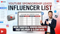 provide youtube influencer leads for brand deals