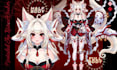 do live2d vtuber model ,live 2d vtuber rigging, 2d vtuber model live2d rigging