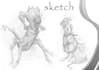 draw rough sketch or concept sketch from your idea