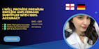create professional english and german subtitles