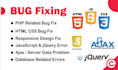 fix bugs html css js