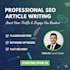 write professional SEO articles