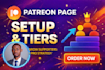 do podcast patreon profile optimization patreon page setup and patreon promotion