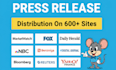do press release distribution, press release writing, publish press release