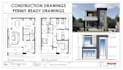 do residential architectural construction drawing set and permit