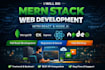 do mern stack web development using mongodb express react and node js