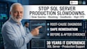 diagnose and troubleshoot your sql server performance issue