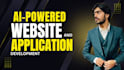 develop ai powered website as a full stack developer using PHP laravel