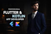 be flutter kotlin app developer with clean architecture approach