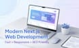 develop a responsive web app using next js and react