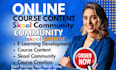 setup and monetize skool online course community, online course content creation
