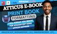 atticus ebook formatting atticus kindle formatting paperback formatting for KDP