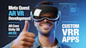 create high quality VR ar mr appliation in unity for quest oculus htc vive