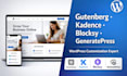 redesign wordpress website with kadence, kadence blocks, kadence pro