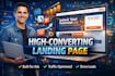 create a landing page optimised for conversions and ads