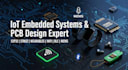iot embedded sensor devices for smart wearables, pcb, esp32 stm32, mems, wifi bt