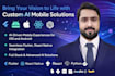 develop ai mobile app, ai integration ios app, android app, mobile app developer