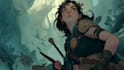 draw fantasy female, dnd illustration