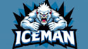 create an eye catching iceman logo in 12 hours