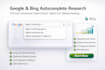 do google bing autocomplete and autosuggest keywords for website ranking SEO