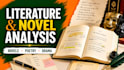 do english literature, novel and drama analysis