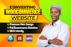create dynamic woocommerce ecommerce website