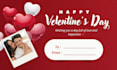 design a unique and romantic valentine day card for you