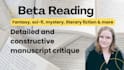 beta read your manuscript