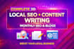 provide local seo and blog writting