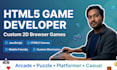develop custom HTML5 2d browser game with javascript