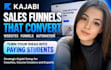 design kajabi website landing page kajabi sales funnel with workflow automation