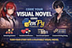 code your visual novel using renpy