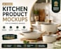 create premium kitchen product mockups for amazon and ecommerce