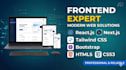 be your frontend developer using nextjs reactjs bootstrap