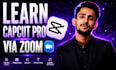 teach capcut pro video editing via zoom