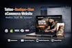 build tattoo design website boutique online store shoe ecommerce website develop