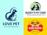 create professional and specially pet care logo design