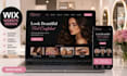 design wix salon and spa website with online booking