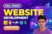 do website development as full stack web developer, front end, backend developer
