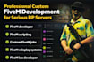 create custom fivem jobs, systems, roleplay mechanics