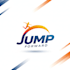 design a bold and energetic jump logo