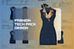 create factory ready fashion tech pack for production
