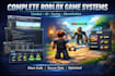 script complete roblox game systems with saving, combat, ai, monetization system