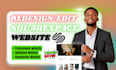 redesign squarespace website design, update squarespace website revamp website