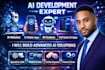 develop ai website, ai mobile app, ai chatbot agent and full stack ai web app