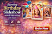 create a stunning birthday photo slideshow with music